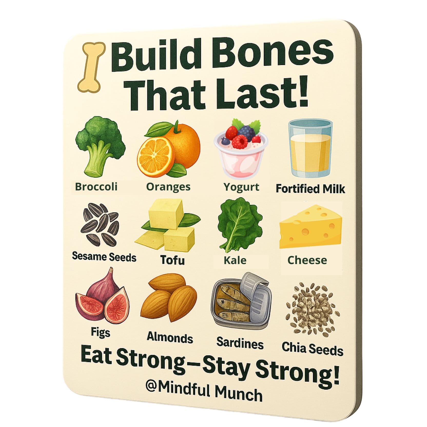 Bone Strength Nutrition Magnet