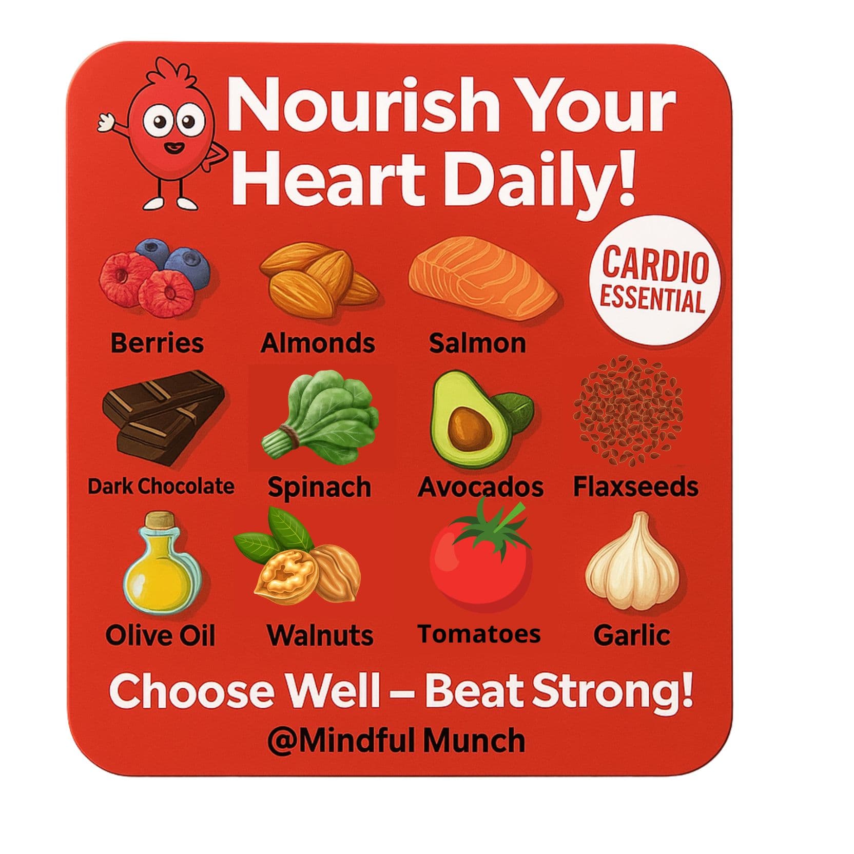 Heart Health Nutrition Magnet