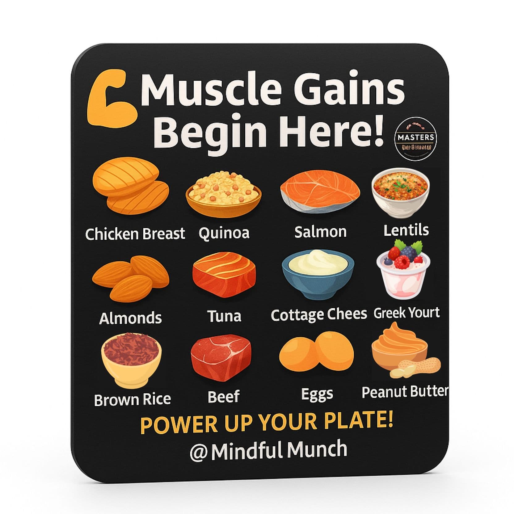 Muscle Gain Nutrition Magnet