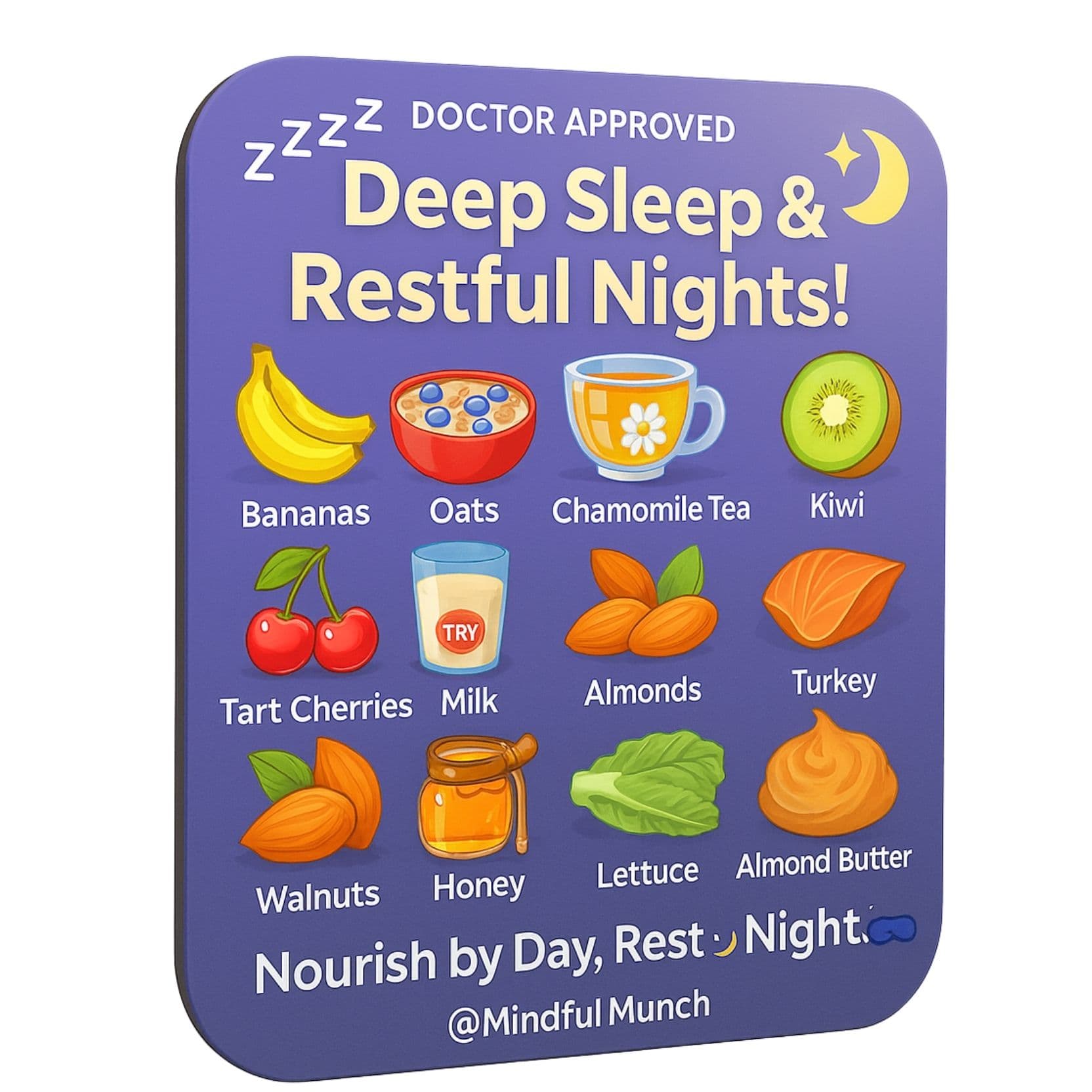 Sleep Support Nutrition Magnet
