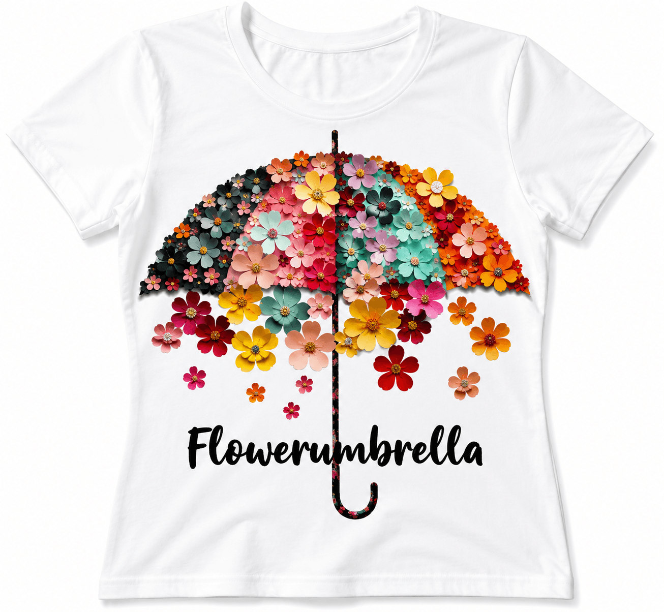 Flower Umbrella Graphic Tee