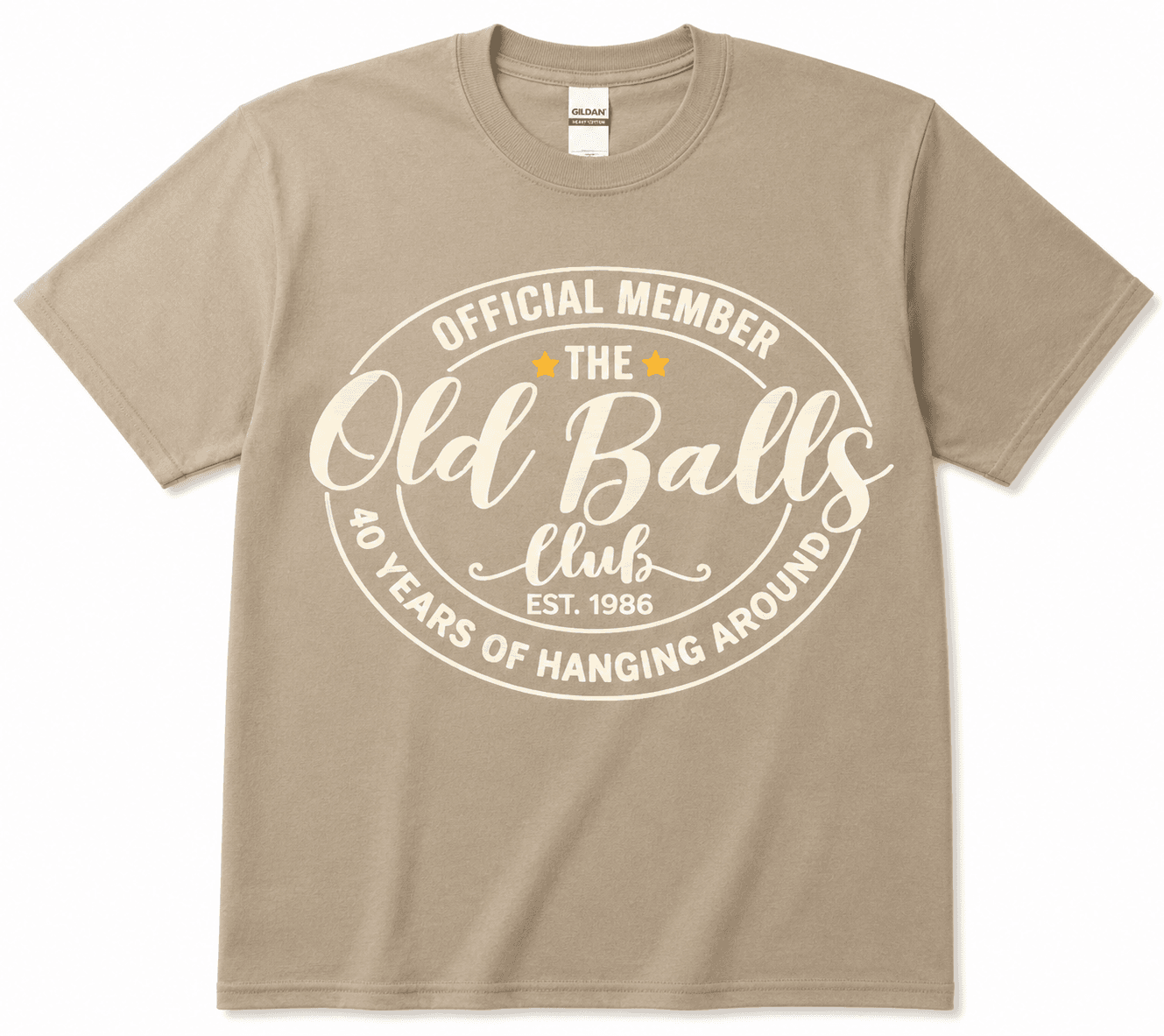 Old Balls Club 40 Years Tee