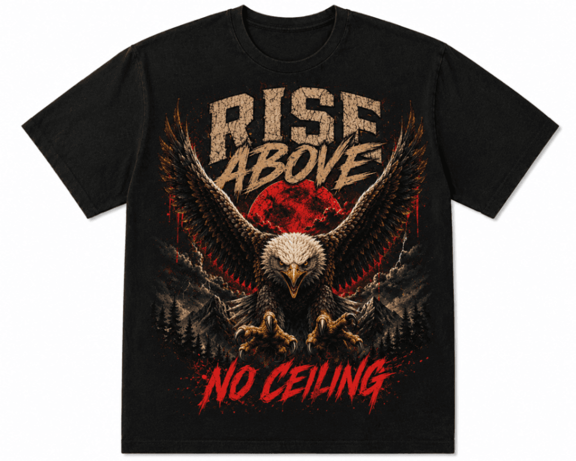 Rise Above No Ceiling Eagle T-Shirt