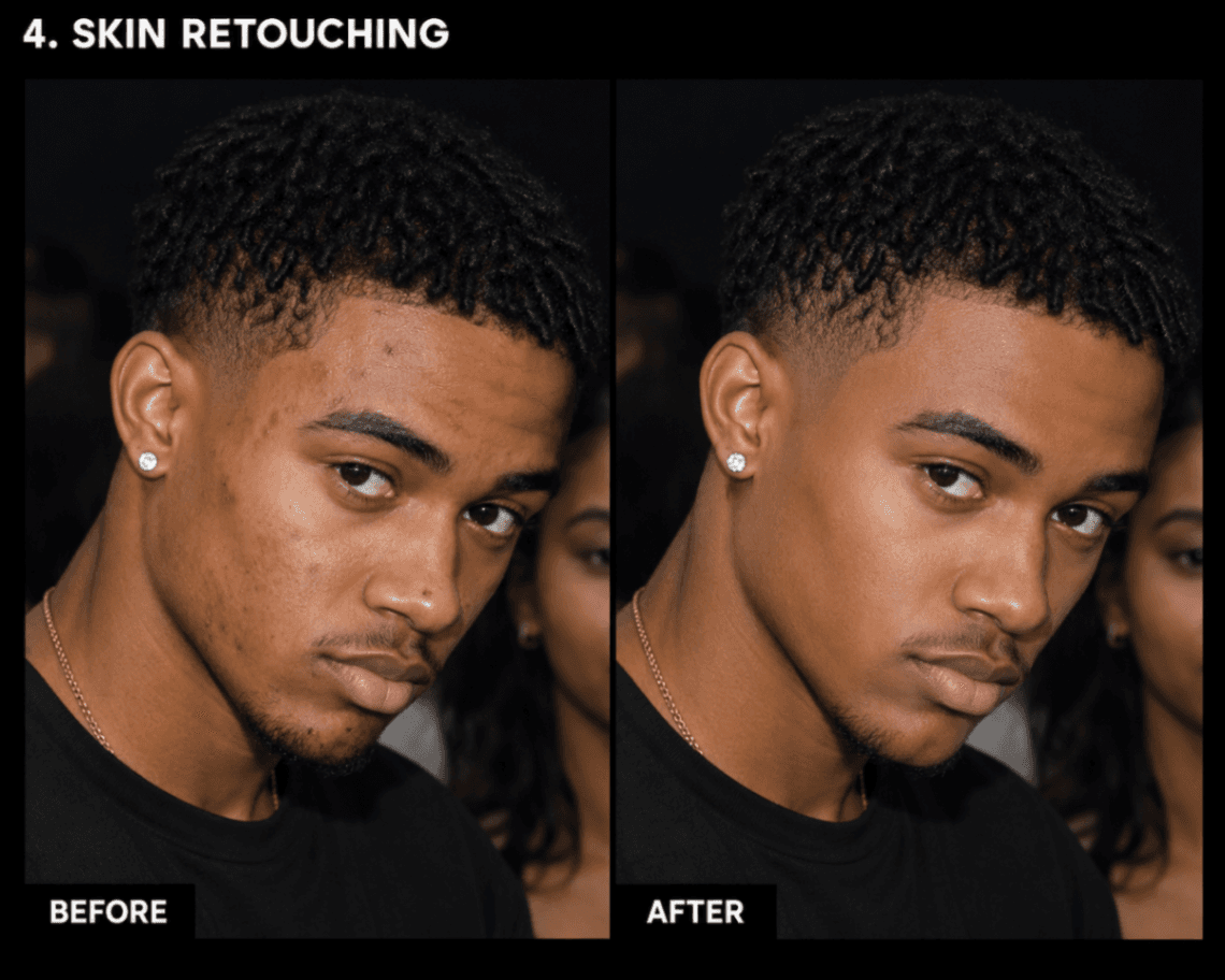 Skin Retouching - Natural Beauty Enhancement