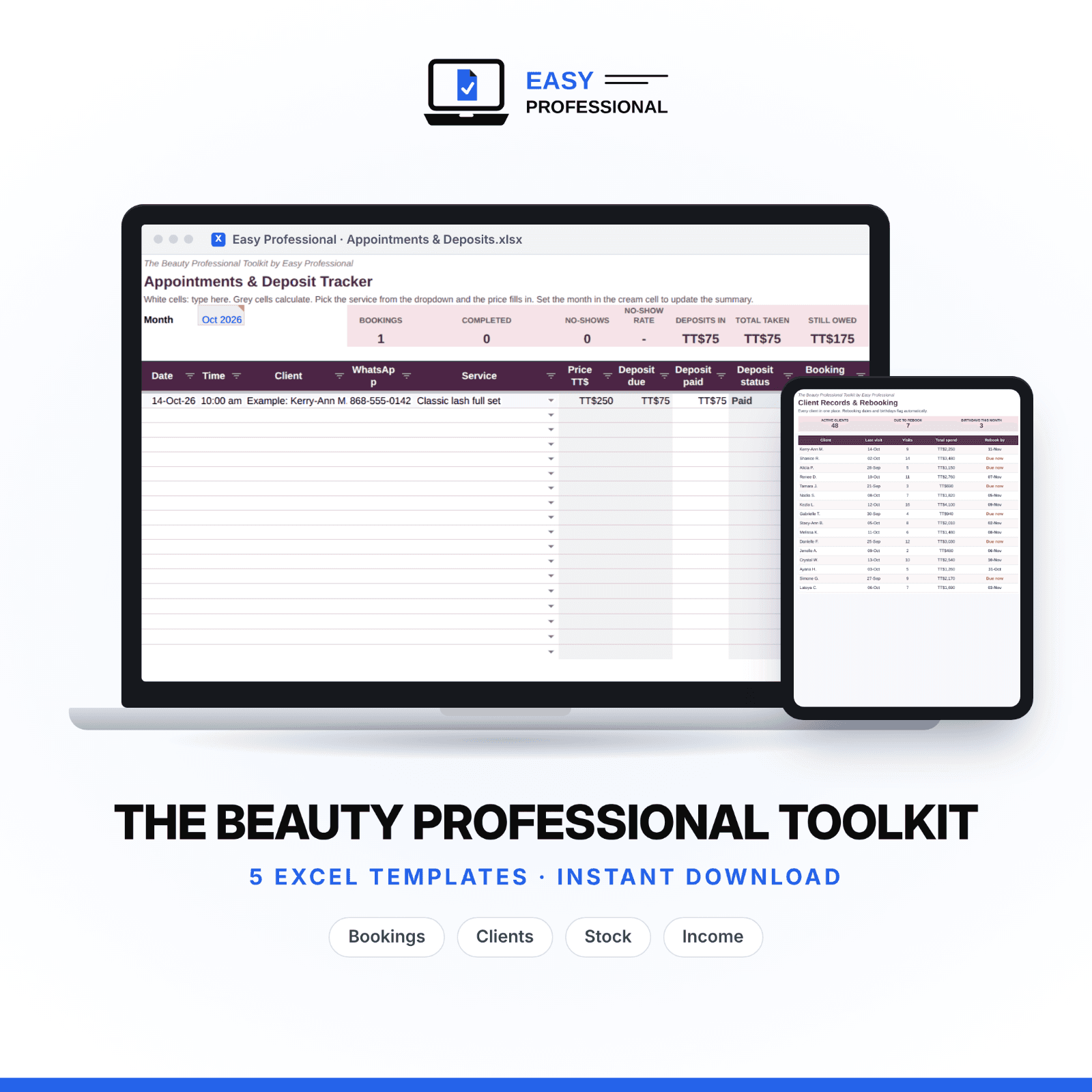 The Beauty Professional Toolkit by Easy Professional
