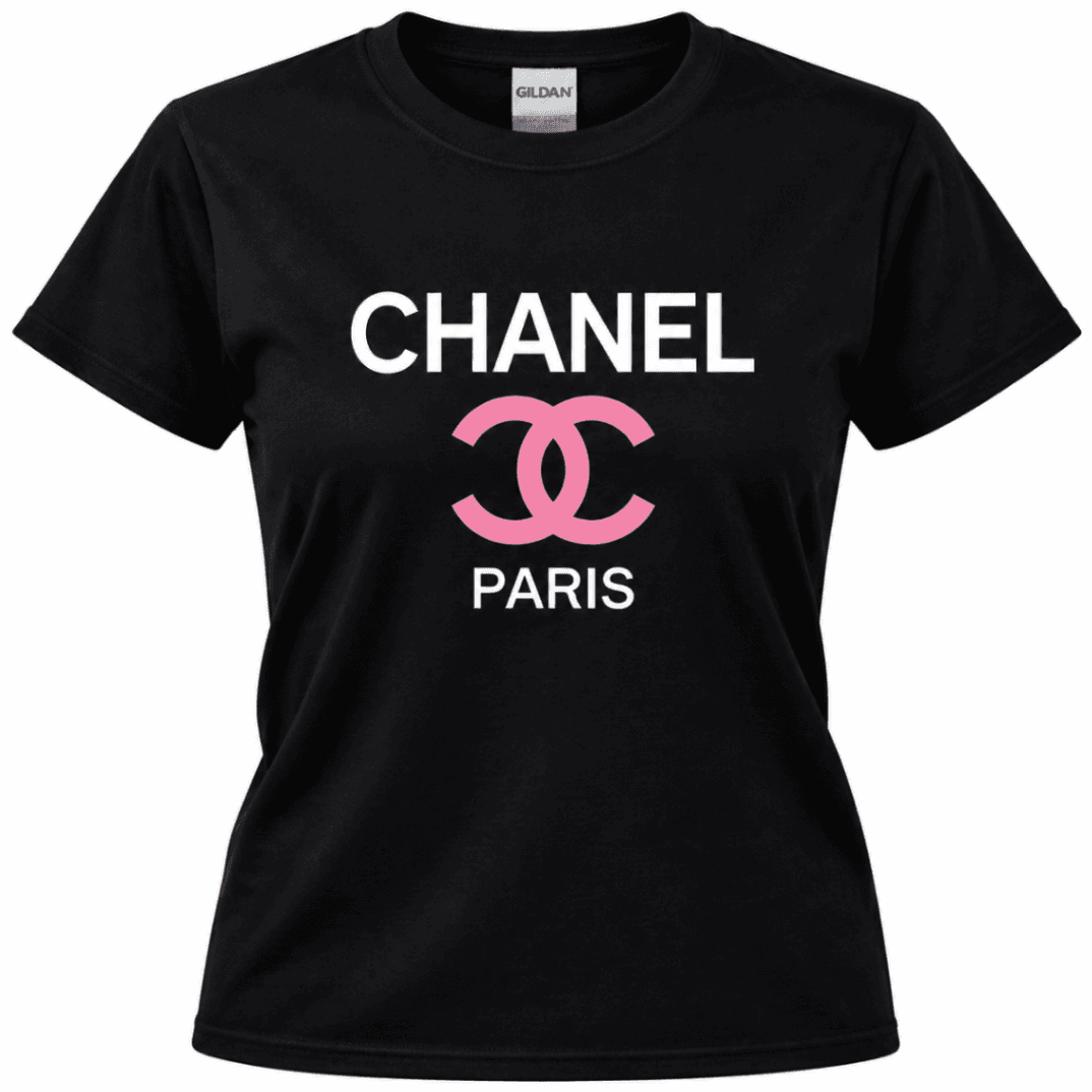 Pink Chanel Fashion Graphic T-Shirt